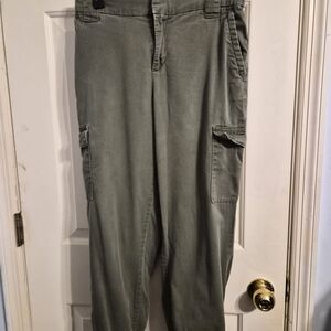 Vanilla Star Olive Green Cargo Joggers